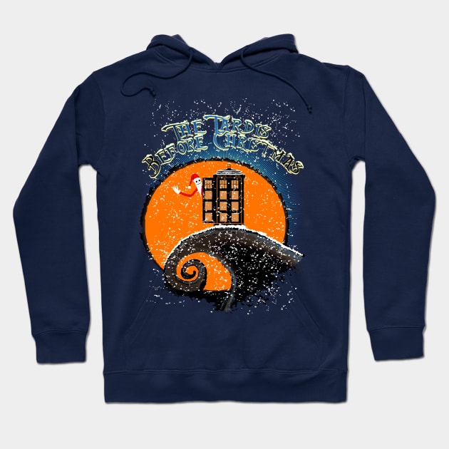 TARDIS CHRISTMAS Hoodie by KARMADESIGNER T-SHIRT SHOP